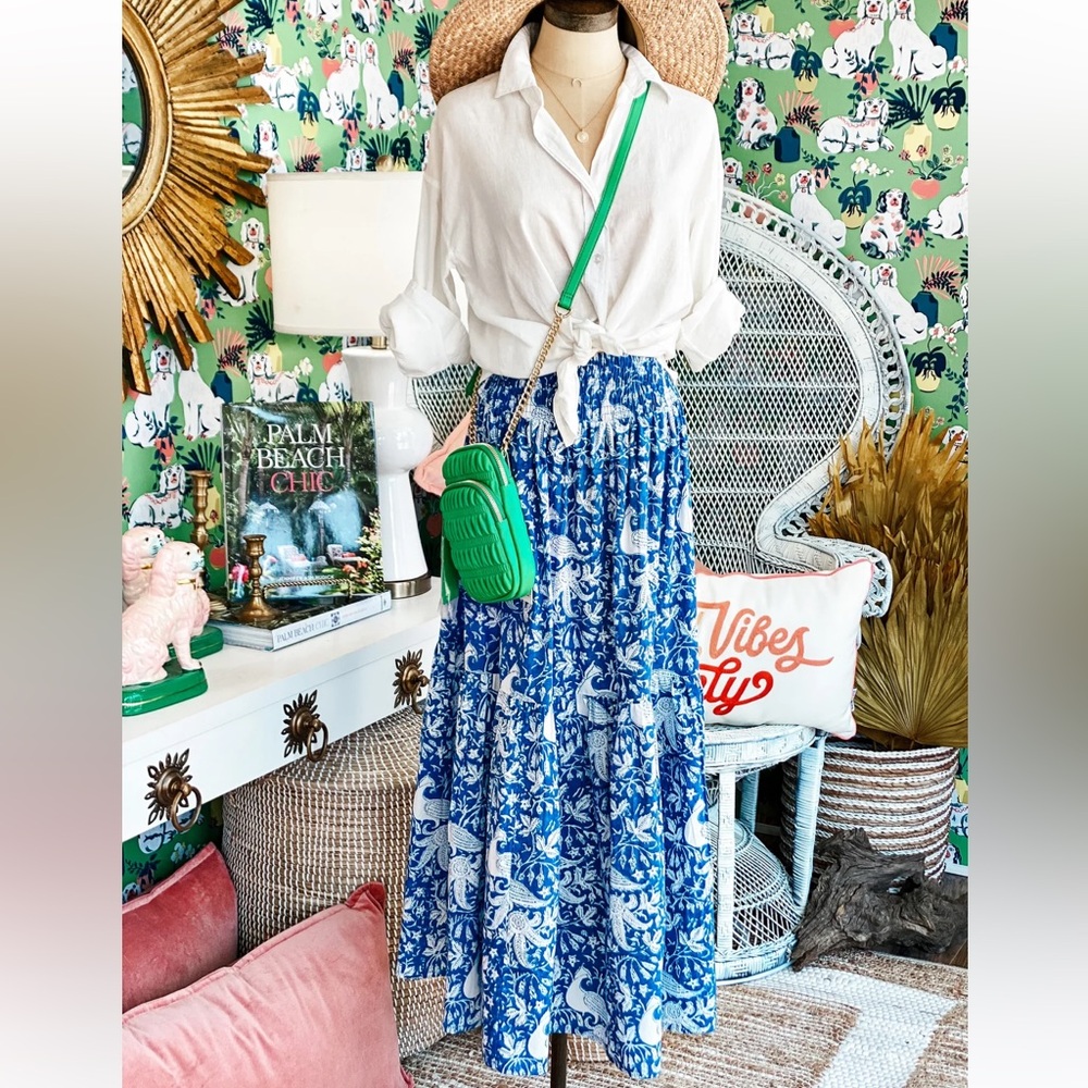 Bungalow 123 / Sohana Maxi Skirt - L & NWT